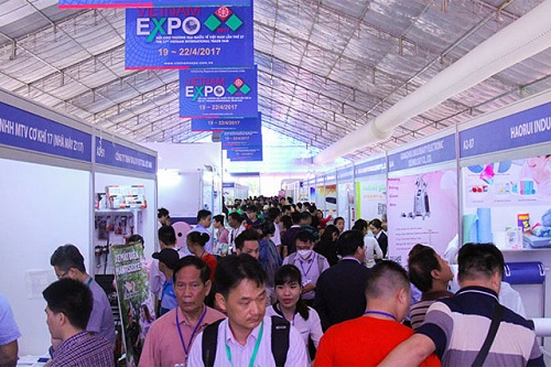 vietnam expo 2018 quy tu 450 doanh nghiep lon trong va ngoai nuoc