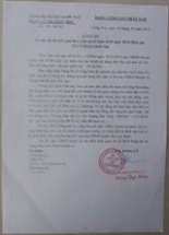 xa cong hoa quoc oai dan chua nhan ruong do xa chua thuc hien ket luan cua huyen