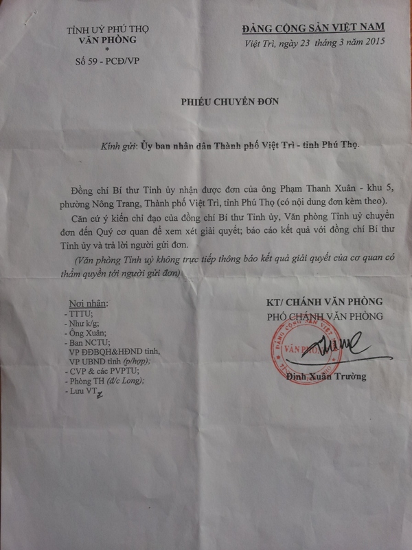 phuong nong trang viet tri phu tho day trach nhiem giai quyet len thanh pho