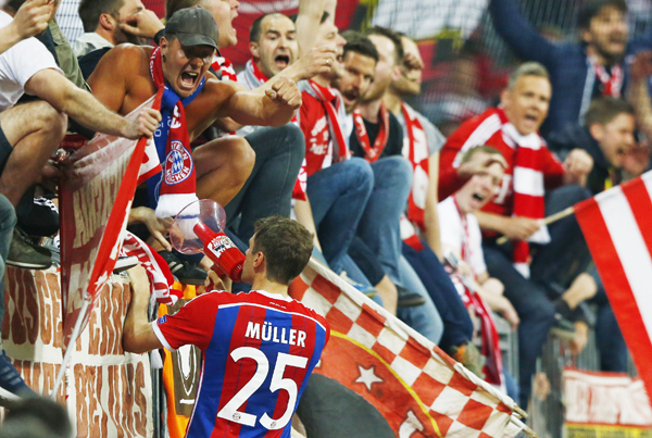 champions league dem kinh hoang o munich