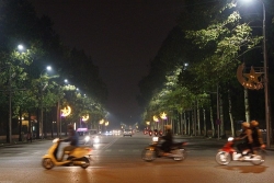 ha noi to chuc lai giao thong tren mot so tuyen pho