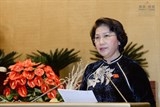toan van phat bieu be mac cua chu tich quoc hoi nguyen thi kim ngan