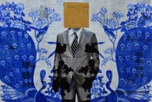 nghe si viet duc doi thoai trong trien lam dac biet