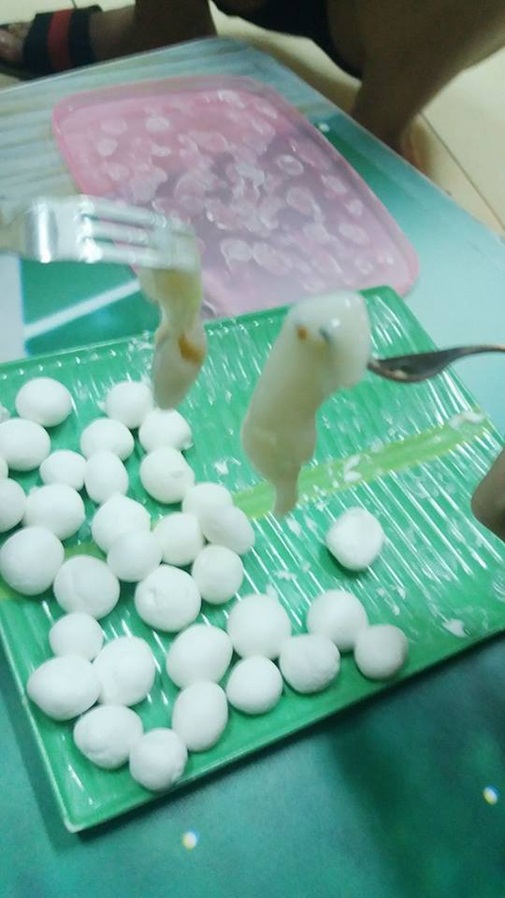 sieu pham banh troi nat cua cac chi em trong ngay tet han thuc