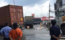 dong nai di vao lan xe tai mot nguoi dan ong chet tham