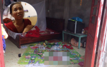 nhan chung ke lai giay phut nguoi me om con 5 tuoi bi chong dam tu vong chay ra ngoai cau cuu