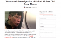 hon 40000 nguoi ky ten yeu cau ceo cua hang united airlines tu chuc