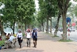 khong khi lanh suy yeu nhiet do mien bac tang tro lai