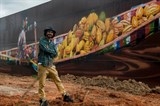 Họa sĩ Brazil vẽ tranh tường lớn nhất thế giới, rộng gần 6.000m2