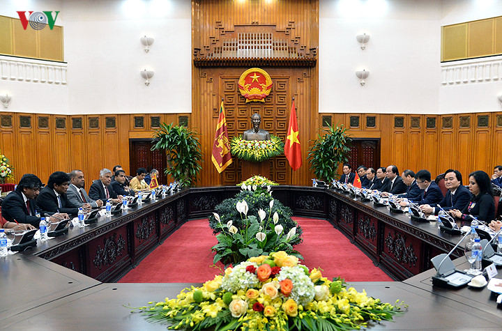 le don chinh thuc thu tuong sri lanka ranil wickremesinghe