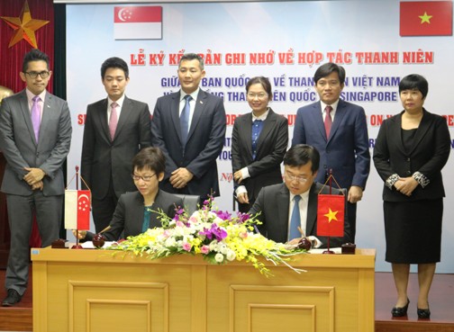 viet nam singapore ky ket hop tac thanh nien 2 nuoc giai doan 2017 2022
