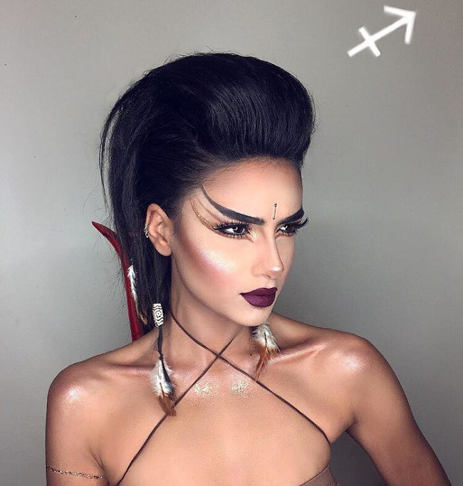12 kieu make up nghe thuat tuong trung cho cac cung hoang dao