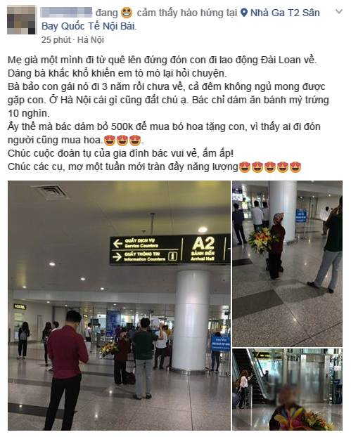 khoanh khac dep nguoi me lam lu mot minh om bo hoa cho don con gai o san bay