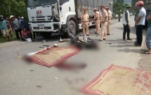 hoa binh xe tai dau dau xe may hai nam thanh nien tu vong