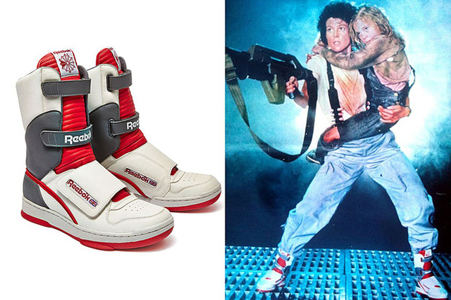 reebok ra mat 2 mau giay an tuong lay cam hung tu bo phim alien