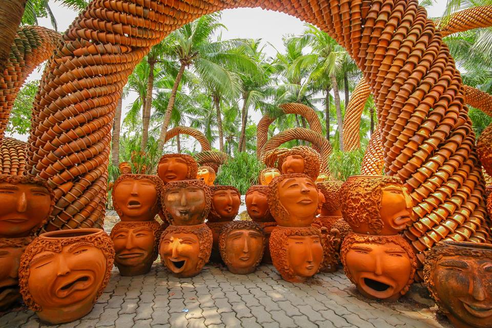 nong nooch vuon thuc vat quanh nam xanh mat o thai lan