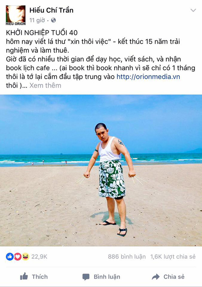 hieu orion khoi nghiep o tuoi 40 va 5 bai hoc xuong mau danh cho lop tre