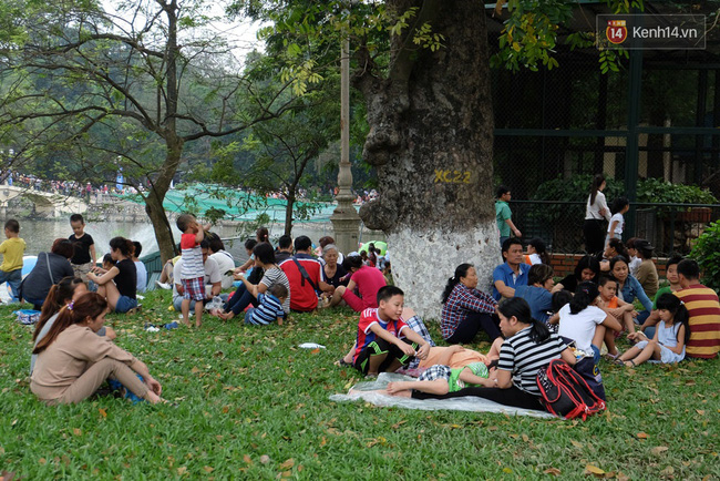 ha noi bien nguoi chen chan o vuon thu thu le ngoi la liet tren bai co dip nghi le 304