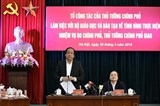 to cong tac cua thu tuong bao cao chinh phu ket qua kiem tra