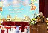 Dân tộc Lào anh em đón mừng Tết cổ truyền Bunpimay tại Hà Nội