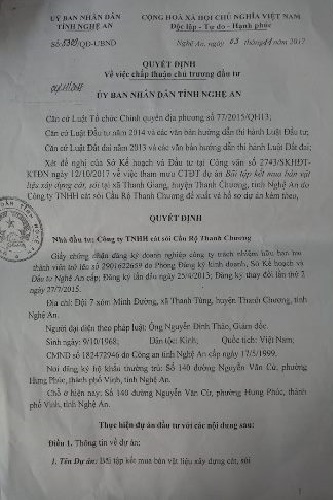 nhieu bat cap mau thuan trong quy hoach ben cat soi o huyen thanh chuong tinh nghe an