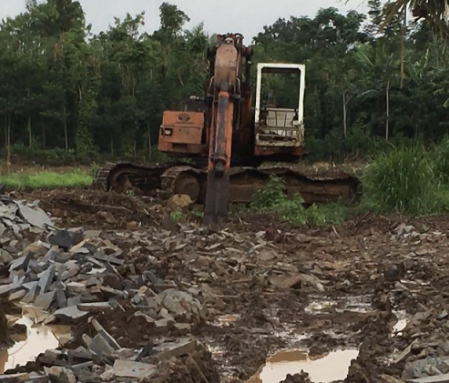 lo dien duong day xuat khau da lau bai 1chua duoc phep nhung nhieu xuong cua xe da van ngang nhien hoat dong