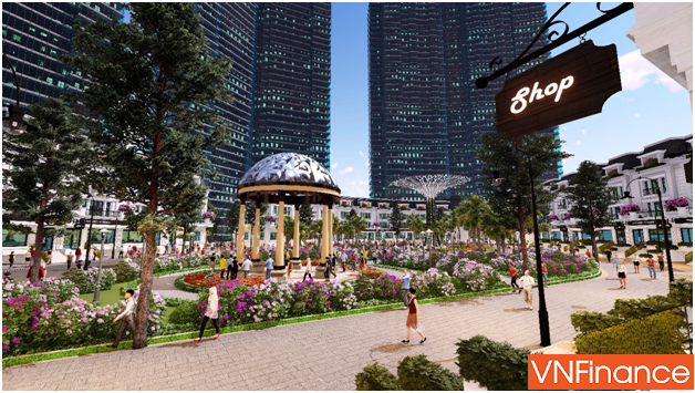 dot nhap ben trong khu nha pho thuong mai dang cap bac nhat tay ho tay