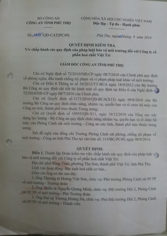 phu tho cong ty hoa chat viet tri buc tu moi truong