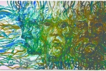 phi lap the chan dung trien lam khac la cua nguyen quoc dan