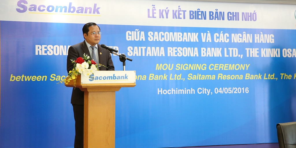 sacombank hop tac voi tap doan tai chinh lon thu 4 nhat ban