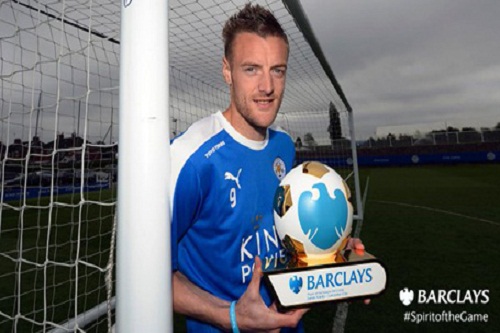 jamie vardy nhan giai cau thu xuat sac nhat premier league