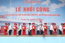 khoi cong xay dung cau vuot tai nut giao o dong mac nguyen khoai