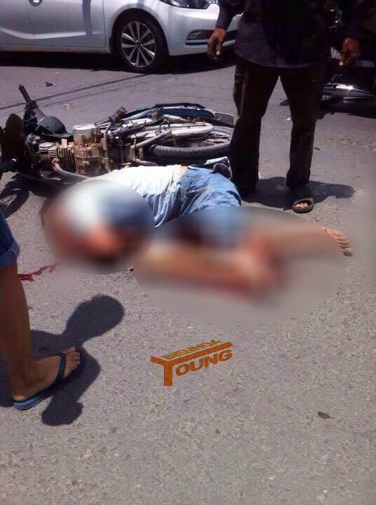 bien hoa xe ba gac bo chay sau khi dam gay chan nguoi dan ong di xe may