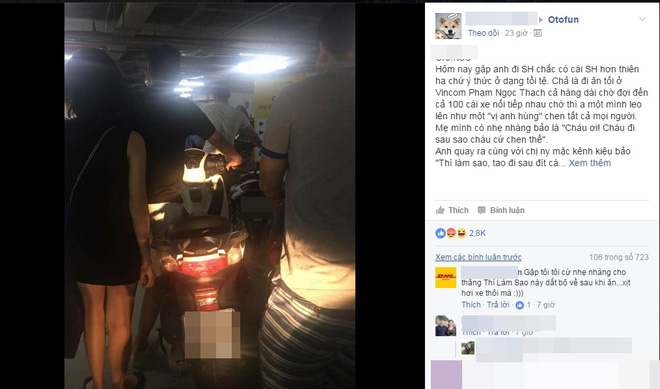 thanh nien di sh chen lan khong xep hang khi bi nhac nho thi co phan ung khong ngo