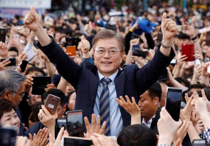 hom nay nguoi dan han quoc di bau tong thong moi