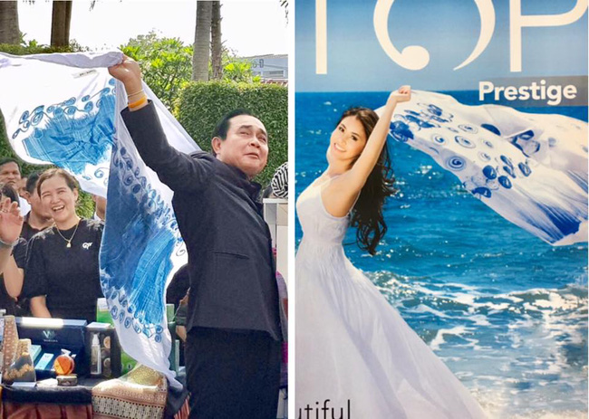 dan mang thich thu voi hinh anh thu tuong thai lan prayuth chanocha tha dang chuyen nghiep nhu nguoi mau quang cao