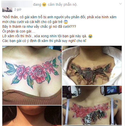 su that ve co gai xam hinh nhan hau qua kinh hoang vi nguoi yeu bat xoa xam moi chiu cuoi