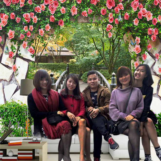 hon ho nho dan mang chinh anh dang len san cung 4 co gai goi cam anh chang nay lai ngam dang vi bi troll