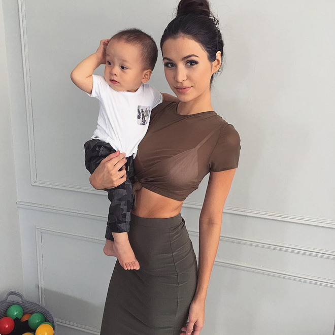 ba me bim sua singapore gay bao facebook viet vi ve dep qua goi cam ve dang chi 3 tuan sau khi sinh doi