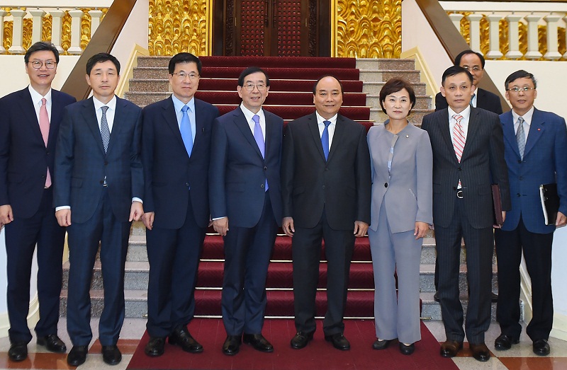 thu tuong de nghi viet nam han quoc thuc day cac chuyen tham cao cap