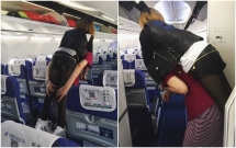 nu tiep vien hang khong gay xuc dong manh khi tan tuy cong hanh khach khuyet tat xuong may bay