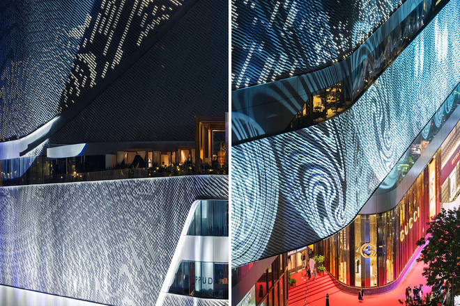 me dam long nguoi voi loi kien truc 3d vo cuc cua trung tam mua sam central embassy bangkok