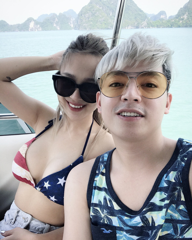 can canh ve dep sexy cua dj tit tren du thuyen