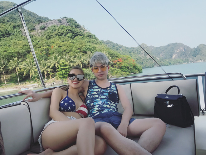 can canh ve dep sexy cua dj tit tren du thuyen
