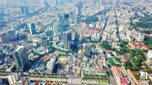 20 khu dat vang tai trung tam tphcm nhin tu tren cao nhieu du an van dang an binh bat dong