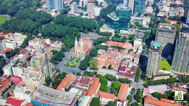 20 khu dat vang tai trung tam tphcm nhin tu tren cao nhieu du an van dang an binh bat dong