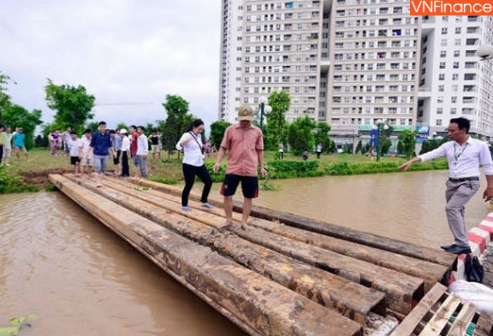 du an xuan mai riverside dan phai nhap vien vi dung nuoc sach pha nuoc be phot