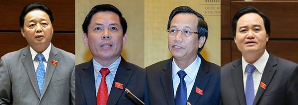 bon bo truong se tra loi chat van 4 nhom van de tai quoc hoi