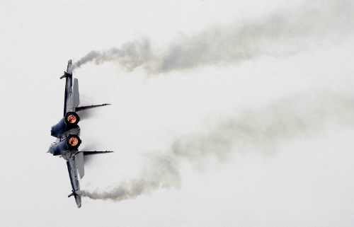 chien dau co mig 29 roi o mien nam nga