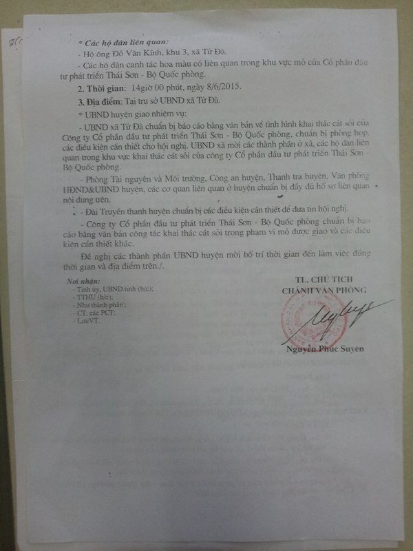 bai 2 ubnd huyen phu ninh to chuc hoi nghi lam ro van de bao neu
